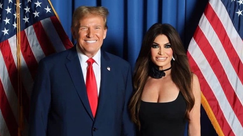 Donald Trump Kimberly Guilfoyle smiling