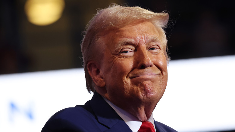 Donald J. Trump smiling