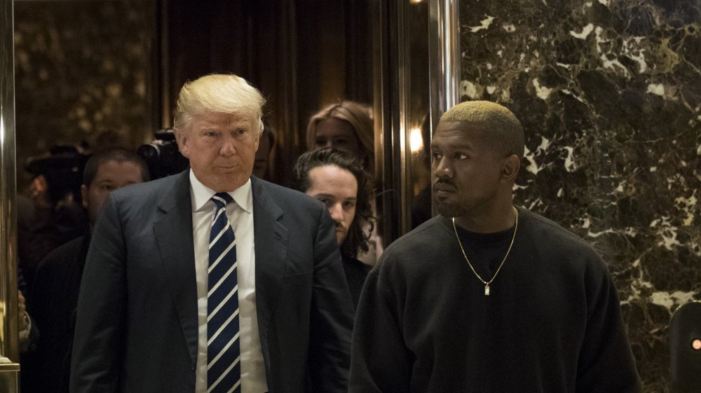 Donald Trump and Kanye West