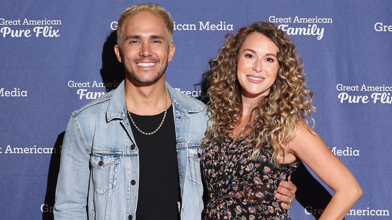 Carlos and Alexa PenaVega smiling