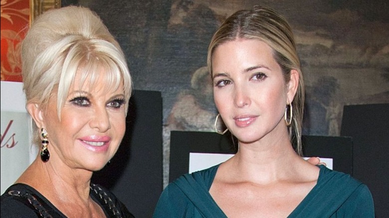 Ivana Trump smiling Ivanka Trump