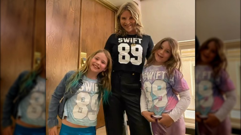 Jenna Bush Hager, daughters wearing Swift shirts