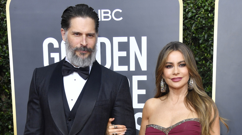 Sofia Vergara and Joe Manganiello at Golden Globes