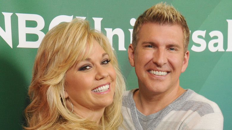 Julie and Todd Chrisley smiling