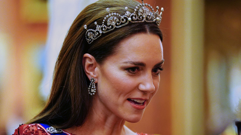 Kate Middleton in royal crown