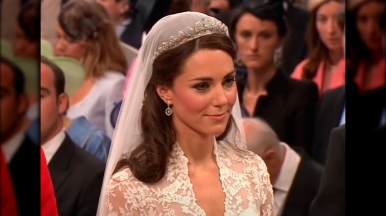 Kate Middleton at her wedding