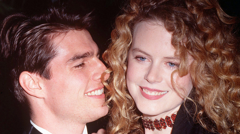 Nicole Kidman and Tom Cruise, smiling together