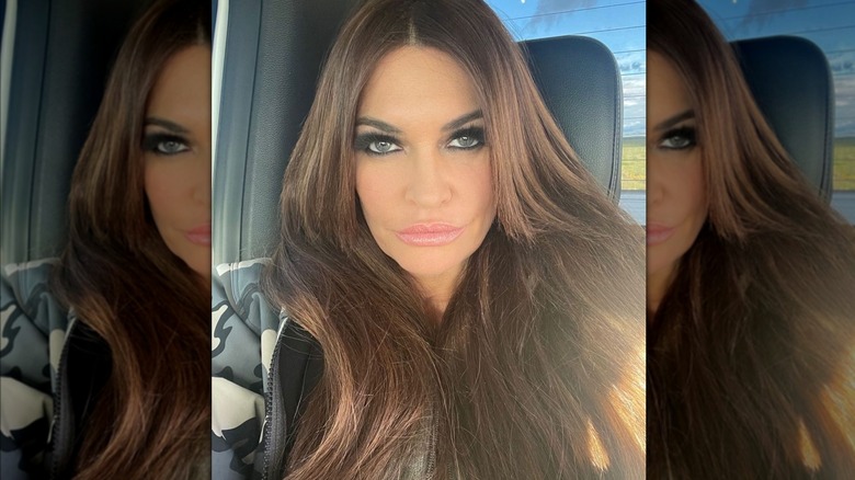 Kimberly Guilfoyle taking a selfie