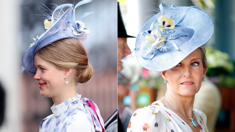 Lady Louise Windsor and Sophie, the Duchess of Edinburgh