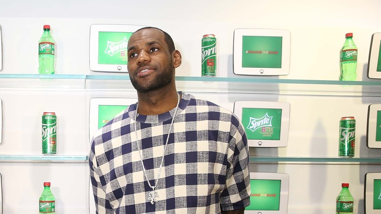 LeBron James at Sprite event at UNKWN in Aventura