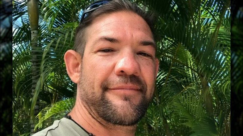 Leland Chapman and palm plants