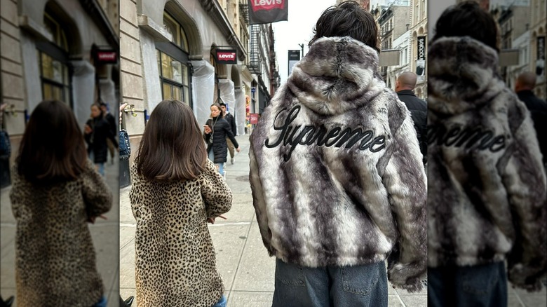 Mason Disick walking with Penelope Disick