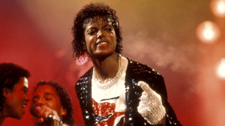 Michael Jackson performing