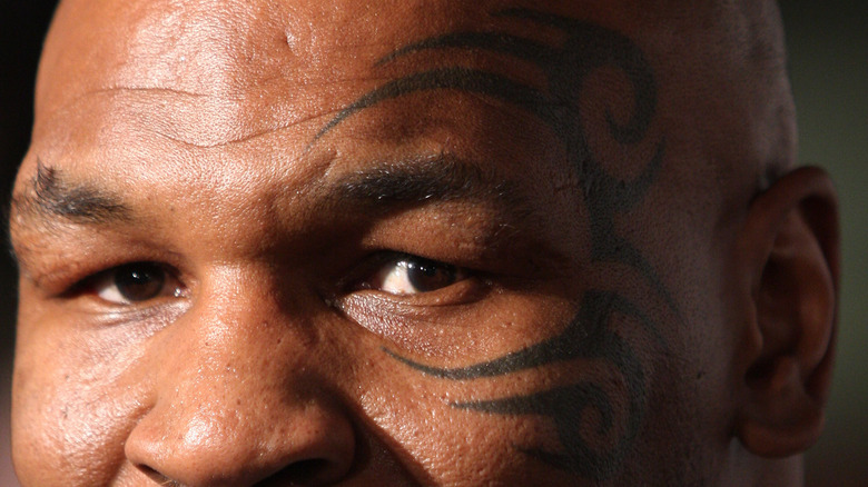 Mike Tyson at Tyson premiere in 2009