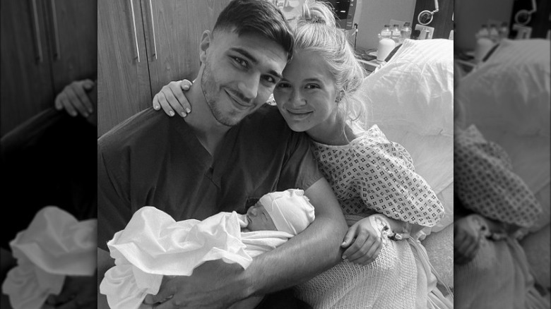 Tommy Fury and Molly-Mae with first baby