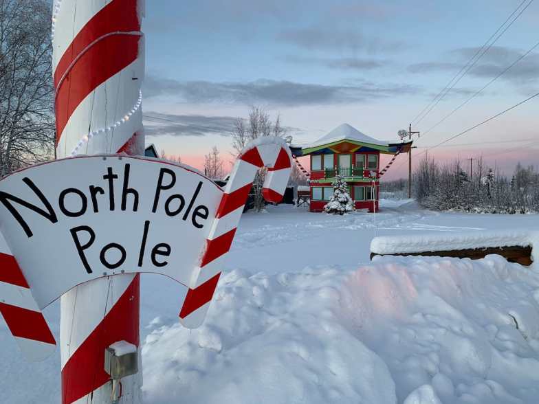 Gnome Home in North Pole, Alaska