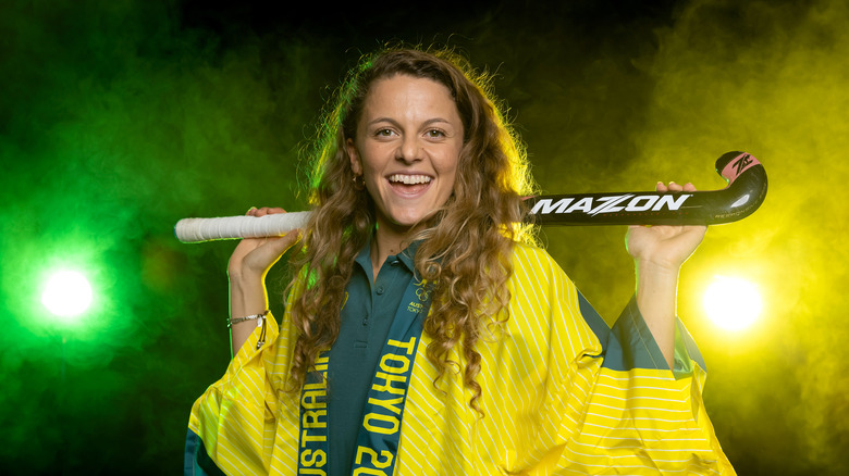 Australian field hockey player Rosie Malone at the 2020 Olympics