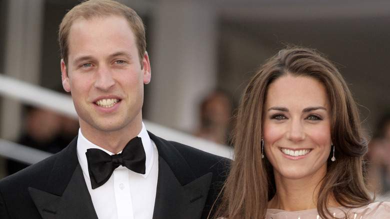 Prince William and Kate Middleton smiling