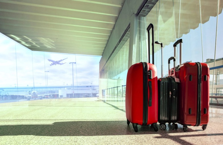 Red Roller Luggage