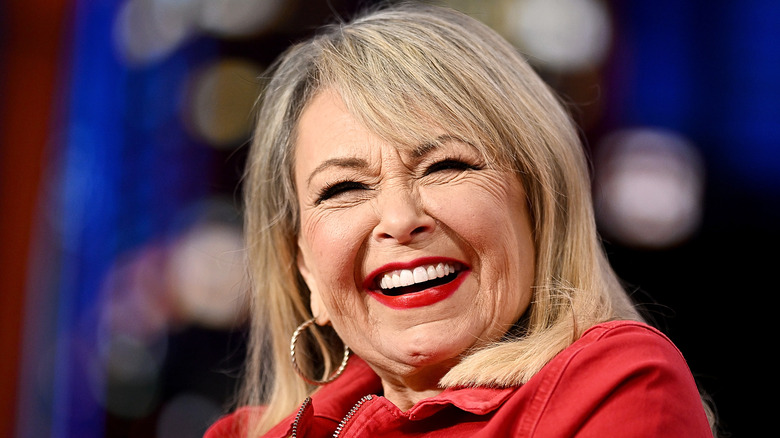 Roseanne Barr laughing