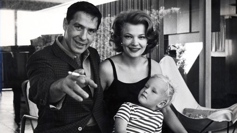 Gena Rowlands with John and Nick Cassavetes