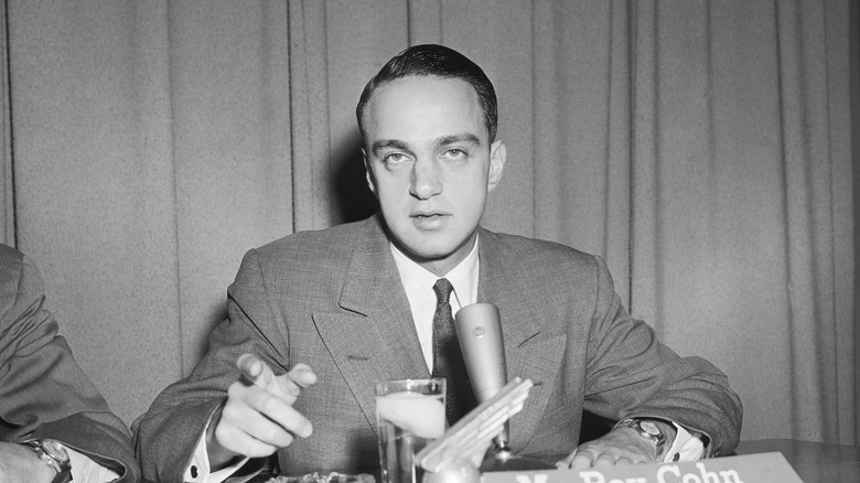 Roy Cohn speaking on panel