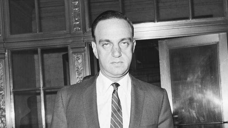 Roy Cohn frowning