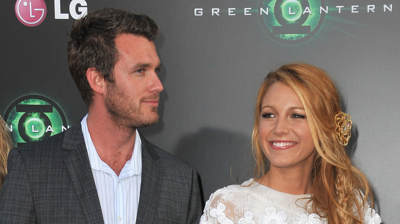 Eric Lively and Blake Lively on the red carpet