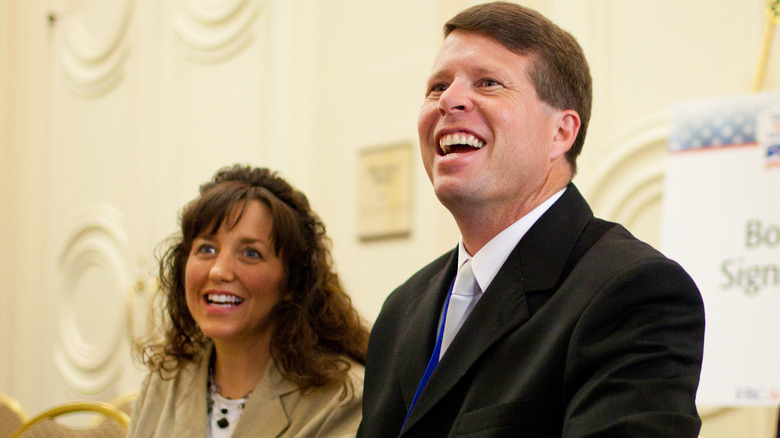 Michelle and Jim Bob Duggar at an event 