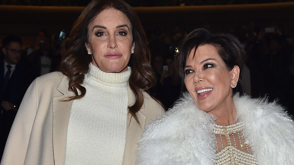 Kris Jenner and Caitlyn Jenner smiling