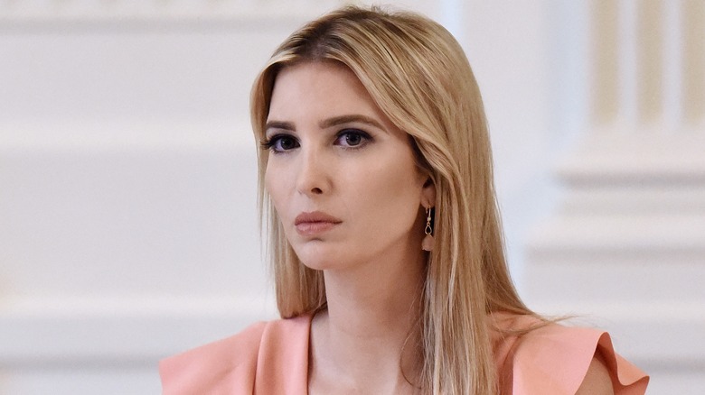 Ivanka Trump with serious expression