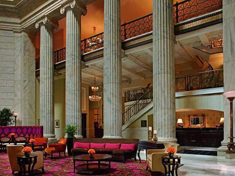 Original Georgian marble in the Ritz Carlton Philadelphia