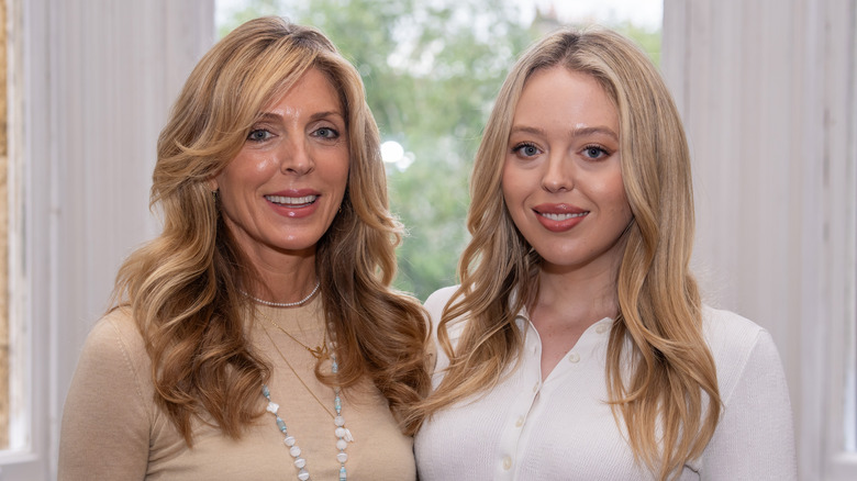 Tiffany Trump, Marla Maples smiling