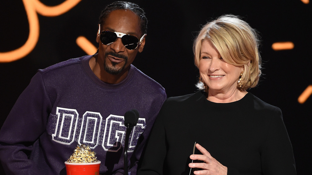 Snoop Dogg and Martha Stewart at the 2017 MTV Movie