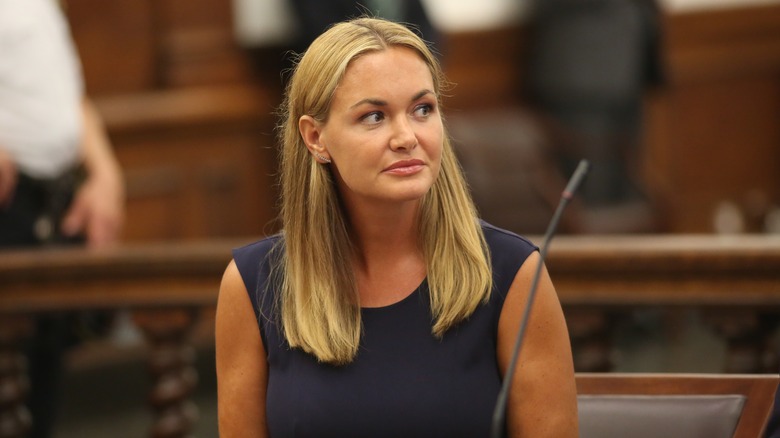 Vanessa Trump is photographed during her divorce proceedings 