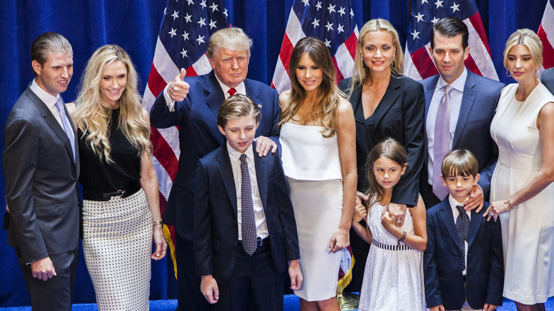 Vanessa Trump with the Trump family