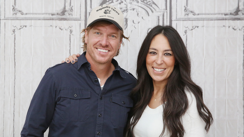 Chip and Joanna Gaines smiling