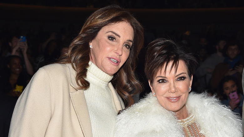 Caitlyn and Kris Jenner smiling