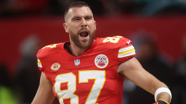 Travis Kelce yelling